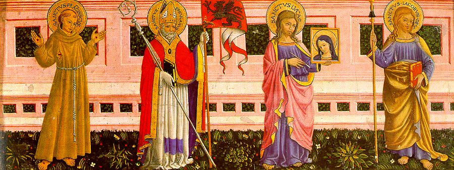 St. Francis of Assisi, St. Herculan, St. Luke, & the Apostle Jacob the Elder