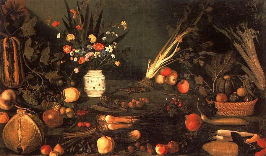 Still-Life with Flowers & Fruit