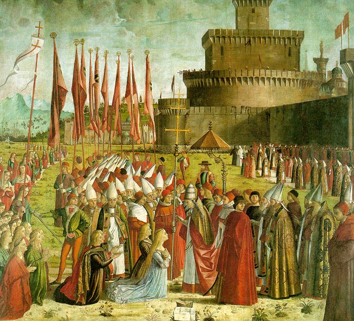 The Pilgrims Meet the Pope