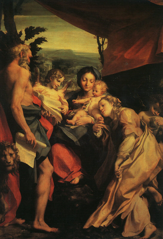 Madonna with St. Jerome