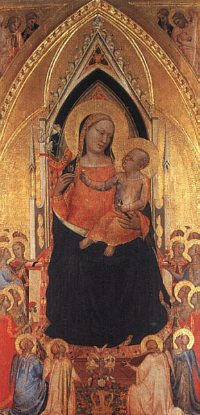 Madonna & Child Surrounded by Angels