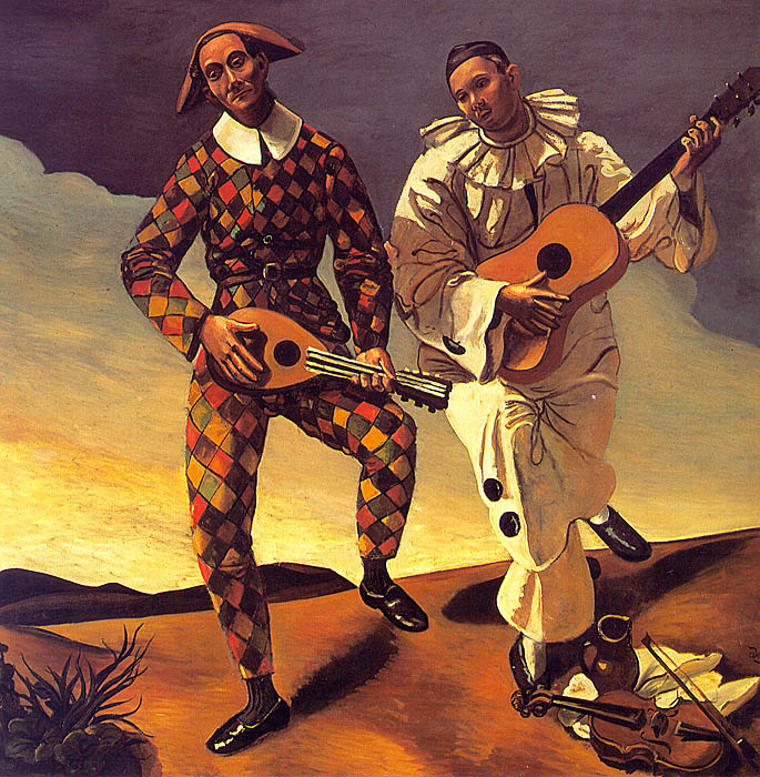 Harlequin and Pierrot