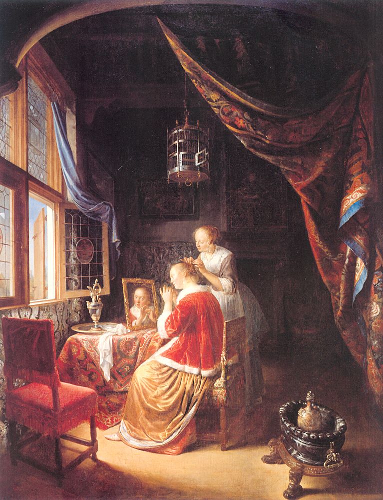 Lady at Her Toilet