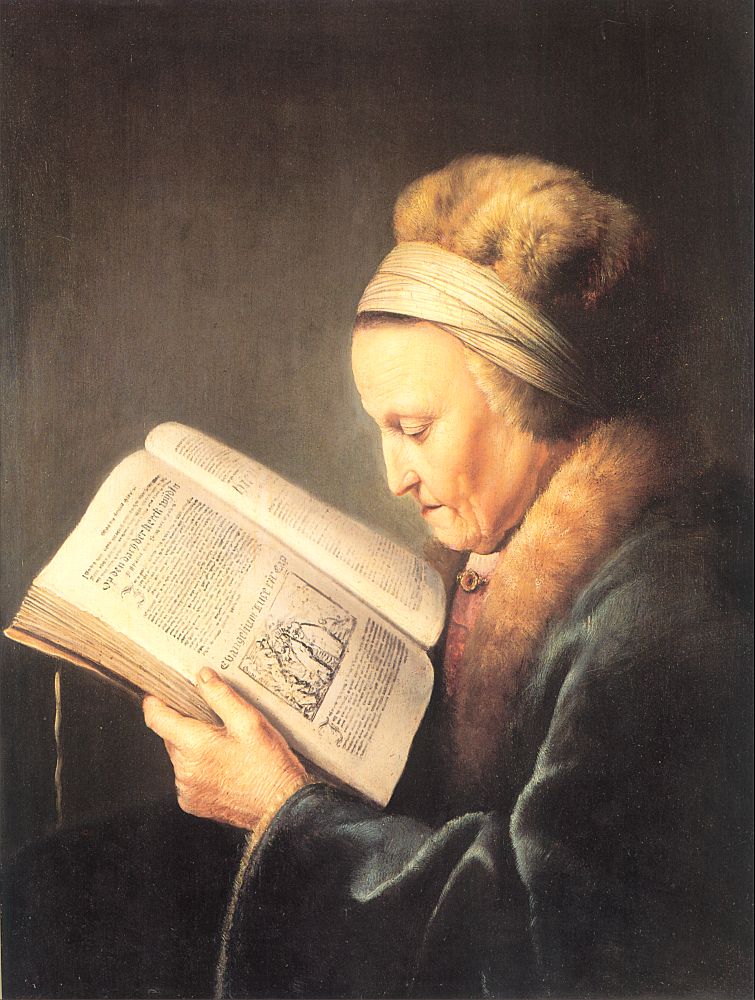 Old Woman Reading