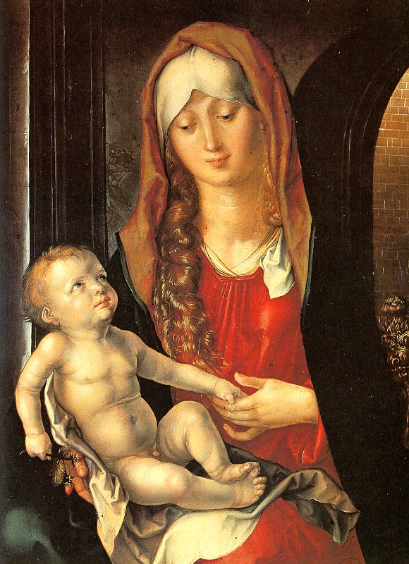 Virgin & Child before an Archway