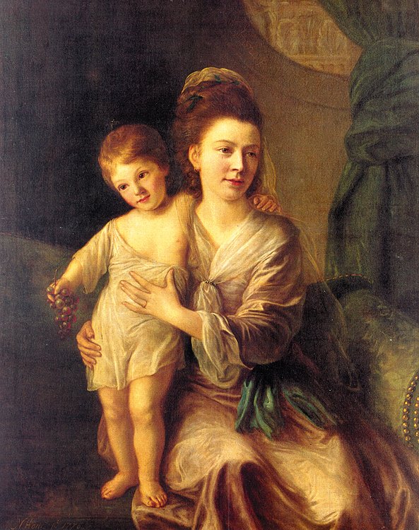 Anne Gardiner with her Eldest Son Kirkman