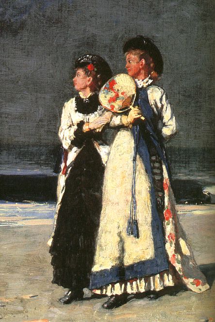 Promenade on the Beach (detail)