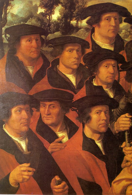 Group Portrait of the Arquebusiers of Amsterdam (detail)