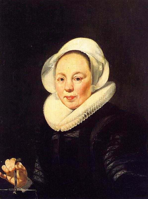 Portrait of a Woman Holding a Balance