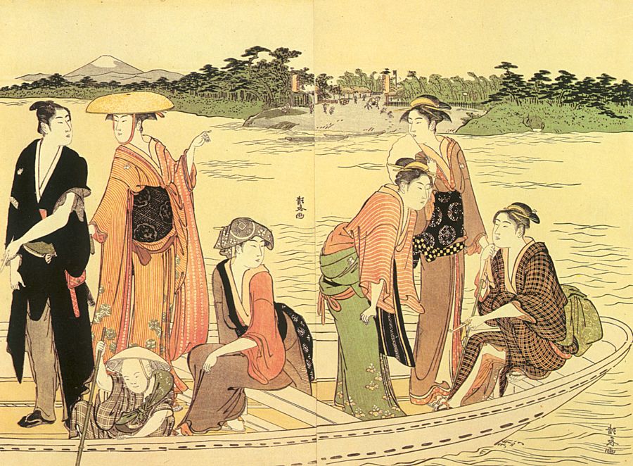 Ferry Across the Rokugo River