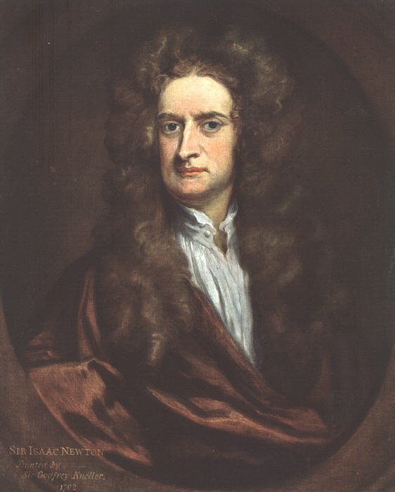 Portrait of Sir Isaac Newton