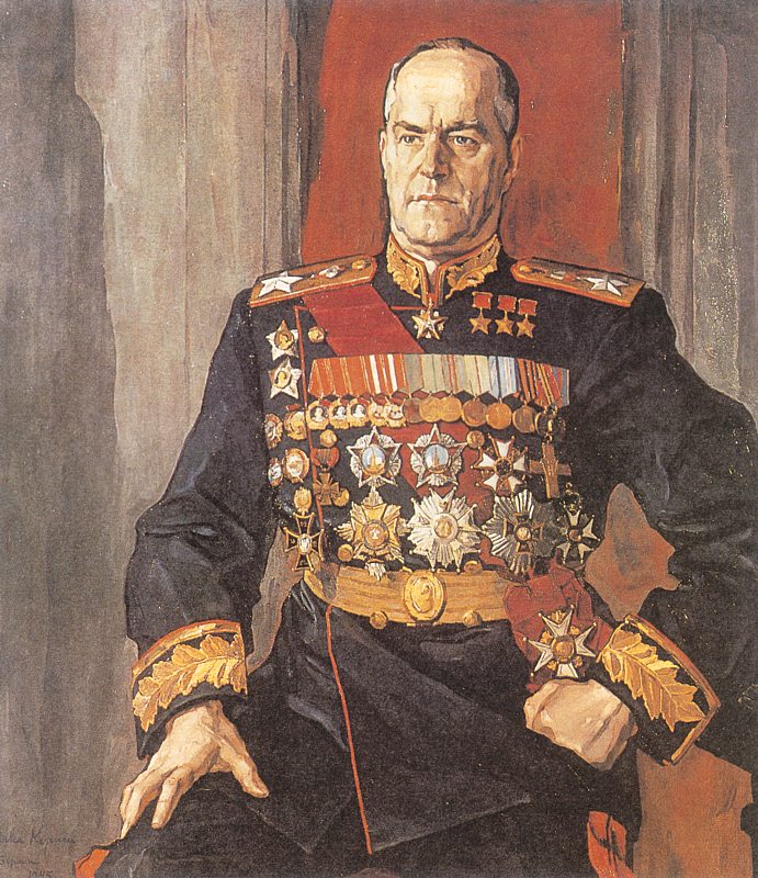 Portrait of the Marshal Georgi Zhukov