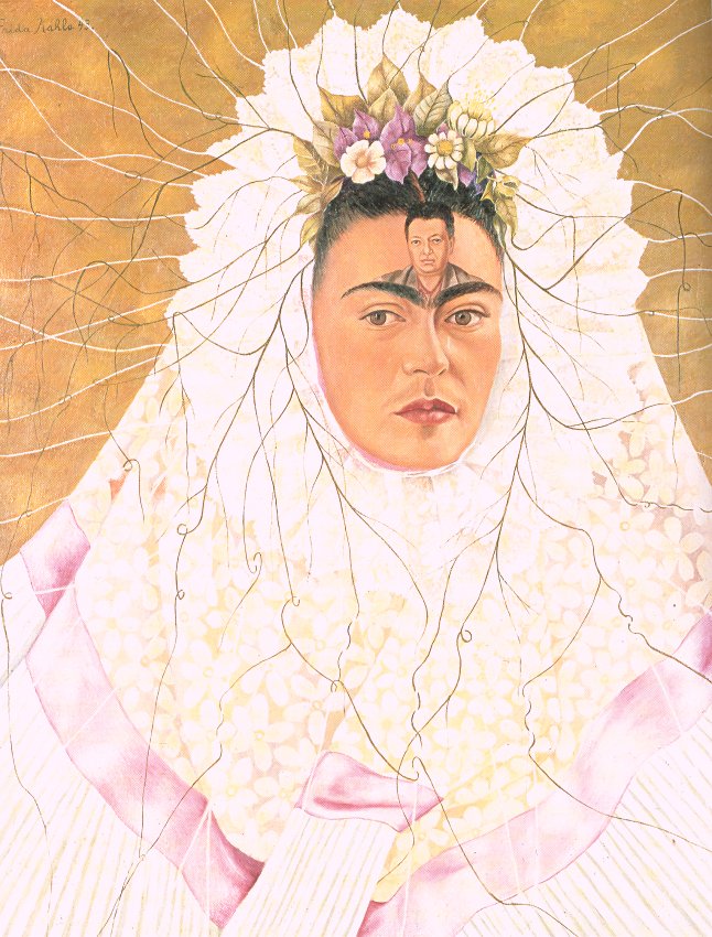 Self-Portrait as a Tehuana (Diego in My Thoughts)