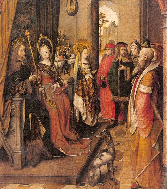 St. Ursula Announces her Pilgrimage to the Court of her Father