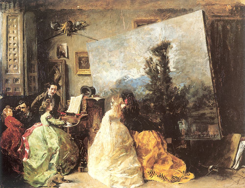 Interior of Muñoz Degrain's Studio in Valencia