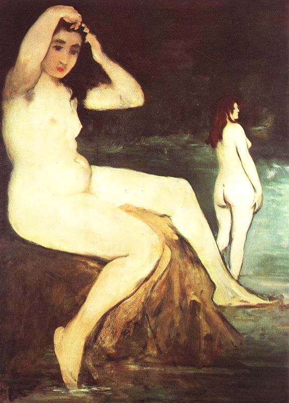 Bathers on the Seine (unfinished)