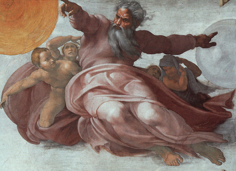 The Creation of the Heavens (detail)