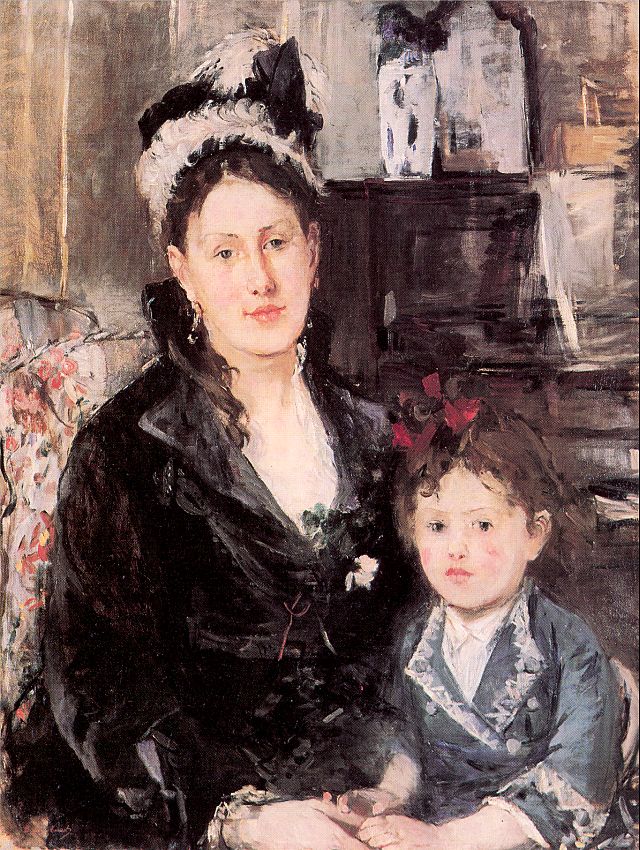 Portrait of Mme. Boursier and her Daughter