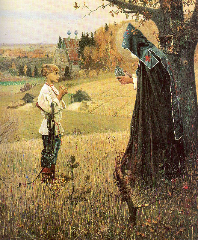 The Vision to the Boy Bartholomew (detail)