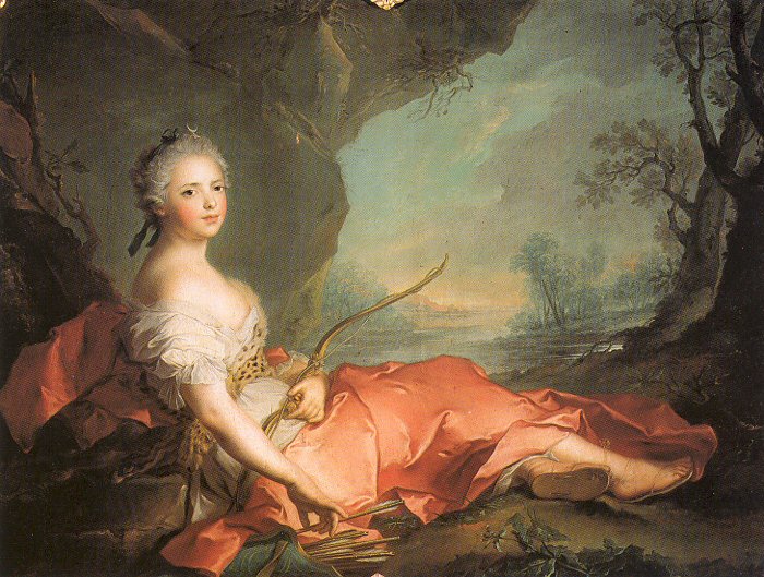 Marie-Ad&eacute;la&iuml;de of France as Diana