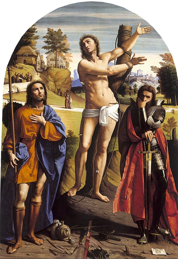 Saint Sebastian with Saints Rock and Demetrius