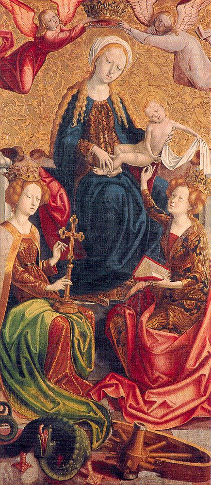 The Virgin & Child with Saints Margaret and Catherine