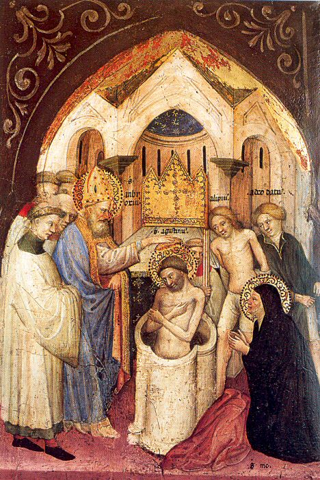 St. Augustine Baptizd by Saint Ambrose