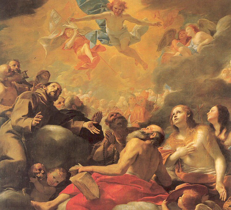 Christ in Glory with Saints