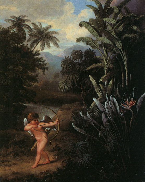 Cupid Inspiring the Plants with Love