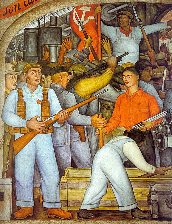 The Arsenal- Frida Kahlo Distributes Arms