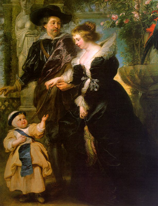 Rubens with his Wife Hélène Fourment and their Son Peter Paul