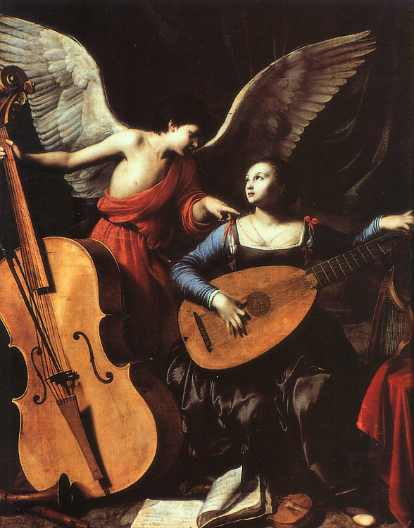 St. Cecilia with an Angel