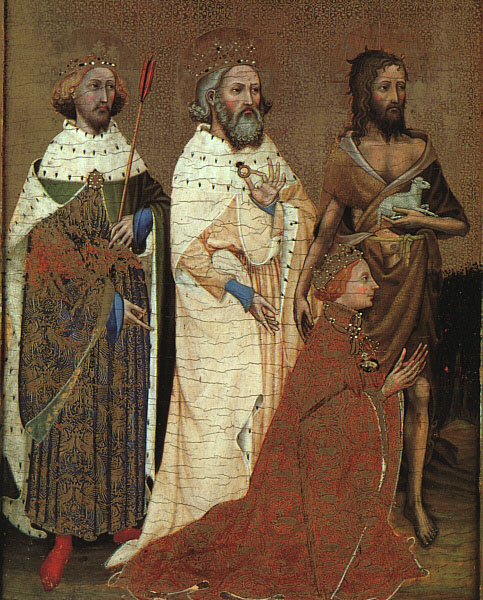 The Wilton Diptych (left panel)