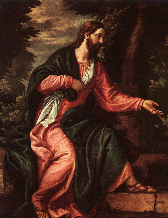 Christ and the Woman of Samaria (detail)