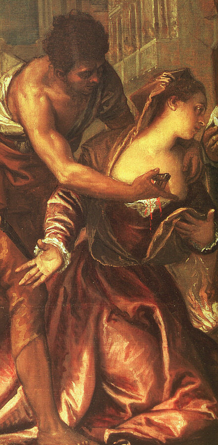 The Martyrdom of St. Lucy (detail)
