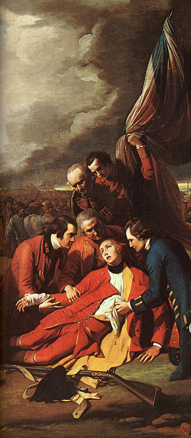 The Death of Wolfe (detail)