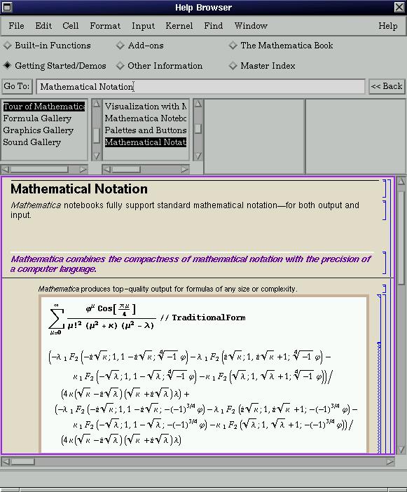 Mathematica Program Example